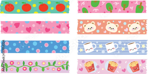 CUTE KAWAII MASKING TAPE STICKER