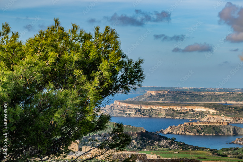 Views from Il-Kunċizzjoni (limits of Rabat, Malta)