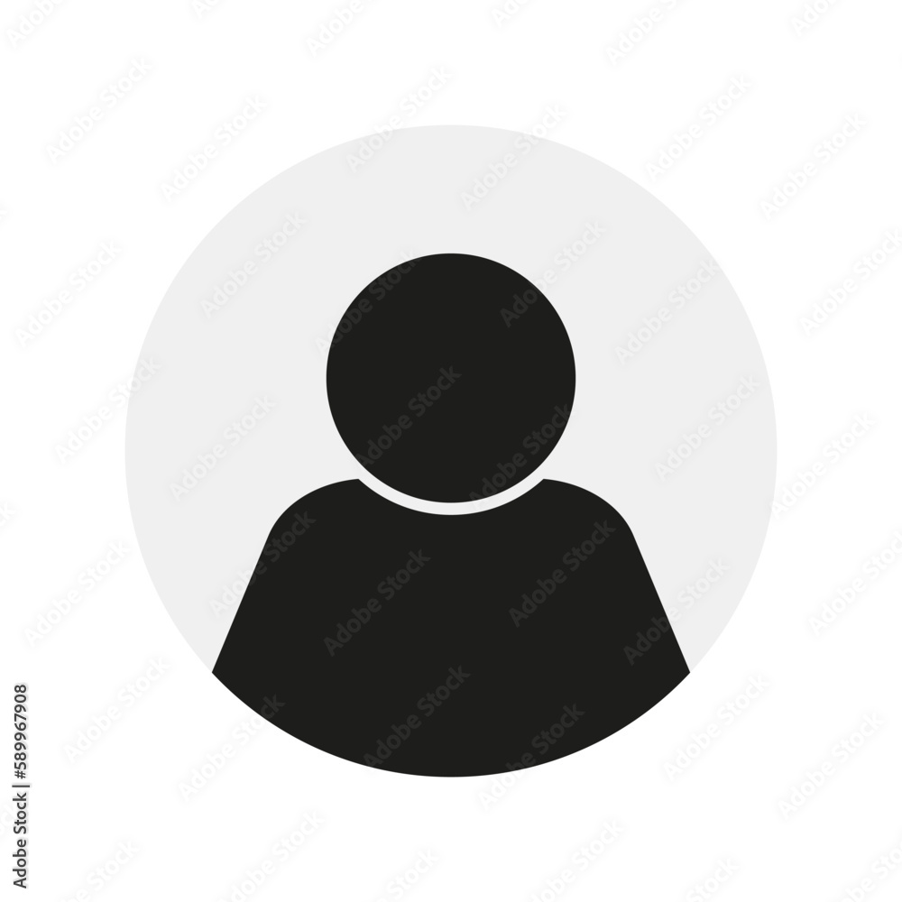 User avatar vector icon. Profile icon. User avatar vector icon. Profile icon.