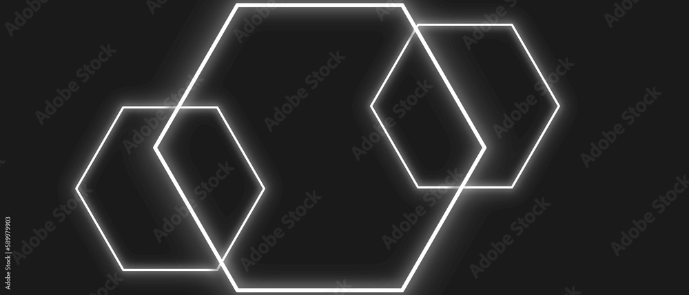 Black Surface with Embossed Shape and White Illuminated Edge Black Surface with Embossed Shape and White Illuminated Edge