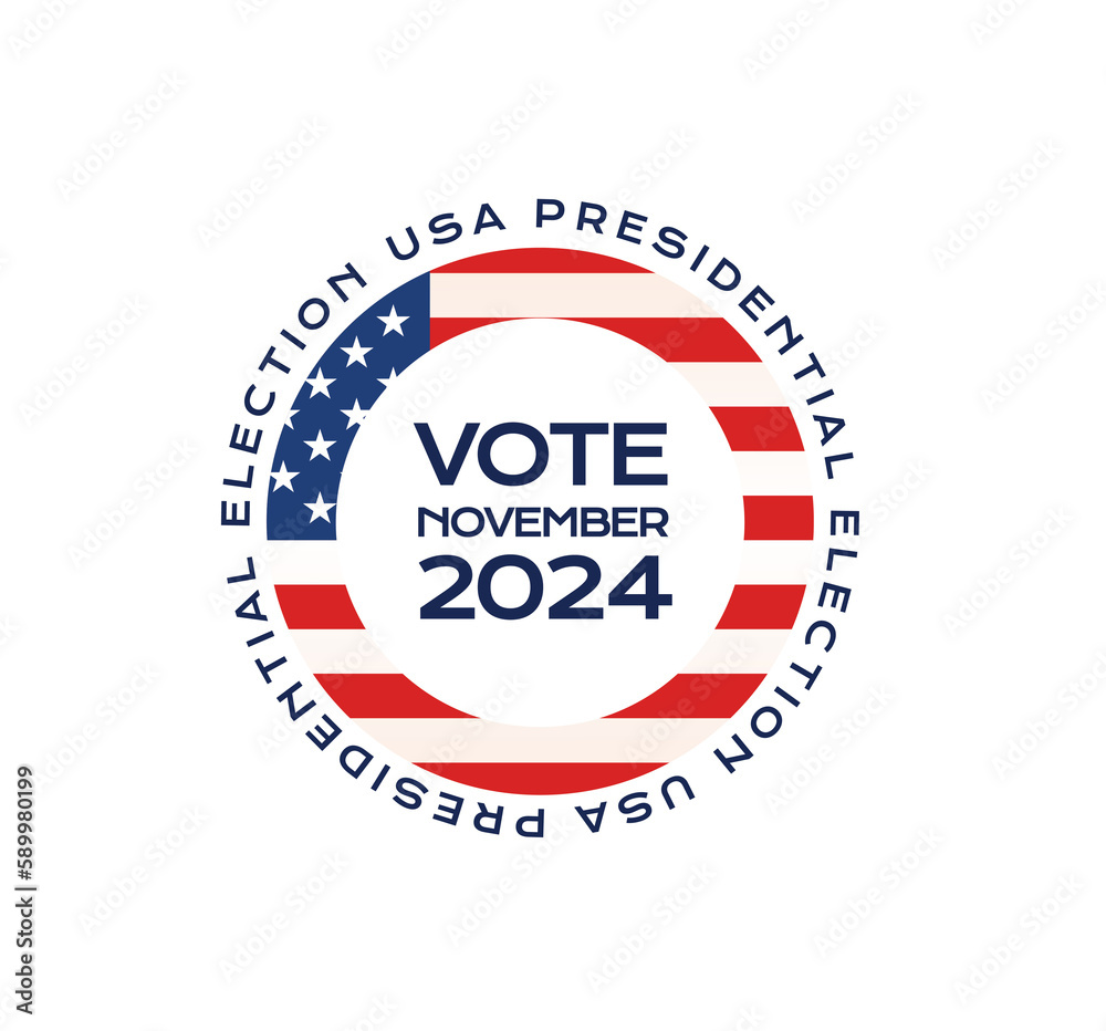 Badge for us presidential election november 2024 Badge for us presidential election november 2024