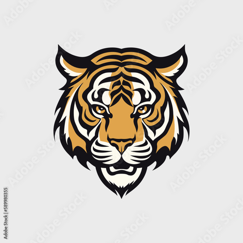 tiger head vector © Bima