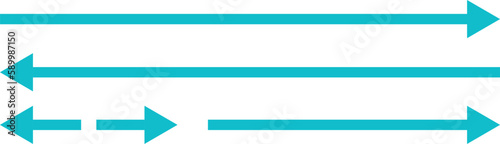 long gray arrows, arrow icons