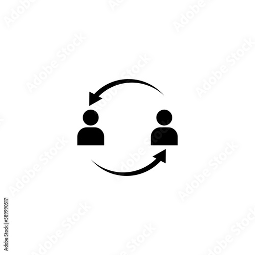 Mentoring icon  isolated on white background 