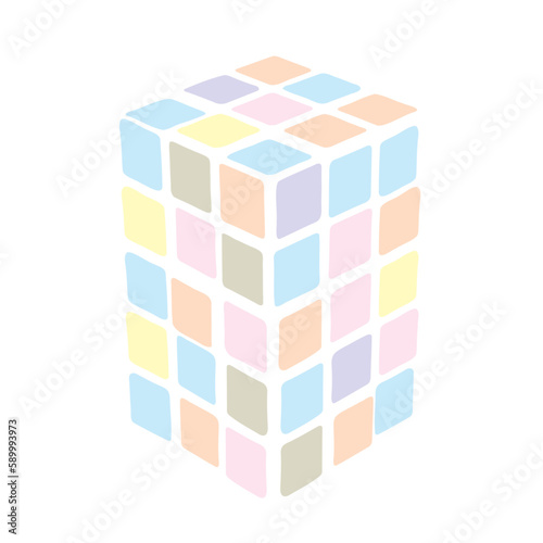Rubiks Cube Set Open  photo