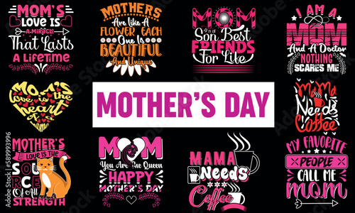 T-shirts for Mother's Day can contain a message or slogan that expresses love and appreciation. tee shirt design