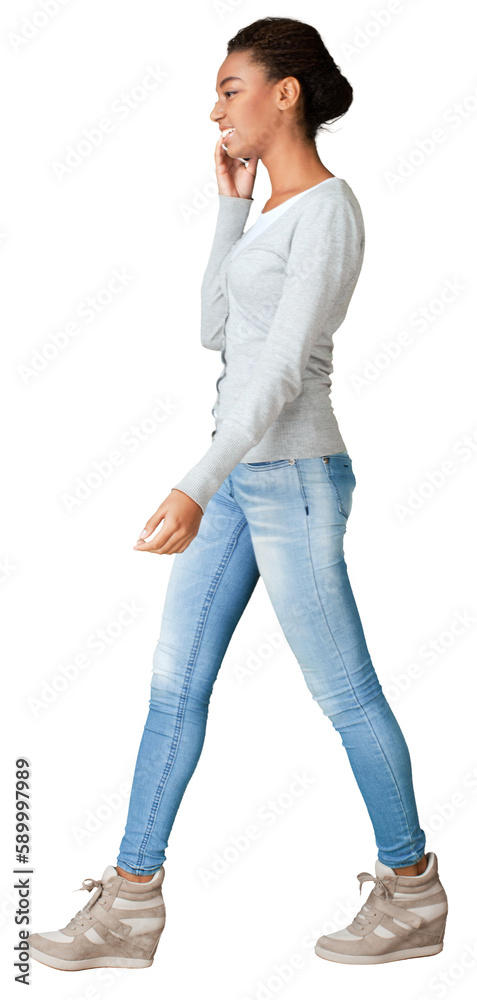 © BillionPhotos.com - Young cute woman isolated on white background © BillionPhotos.com - Young cute woman isolated on white background