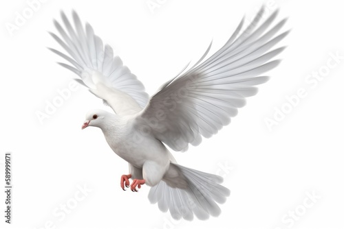 white dove - generative ai © Andrus Ciprian