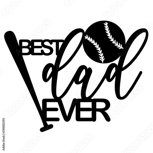 Fathers day cake topper svg, Best dad ever papercut template, Baseball dad 