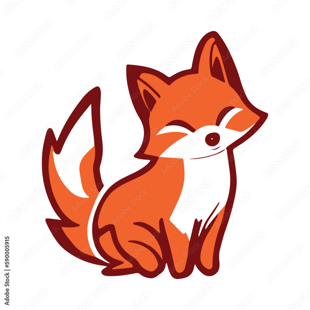 Obraz premium Fox Illustration