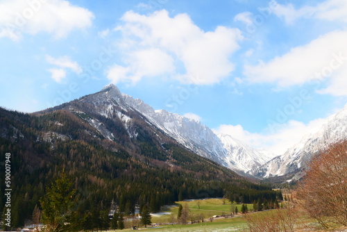 Blick auf den Hochschwab, steirischer Seeberg photo
