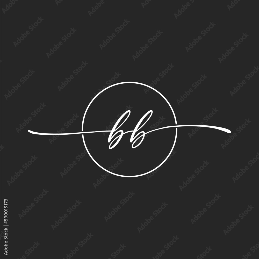 letter BB concept logo design vector illustrations letter BB concept logo design vector illustrations