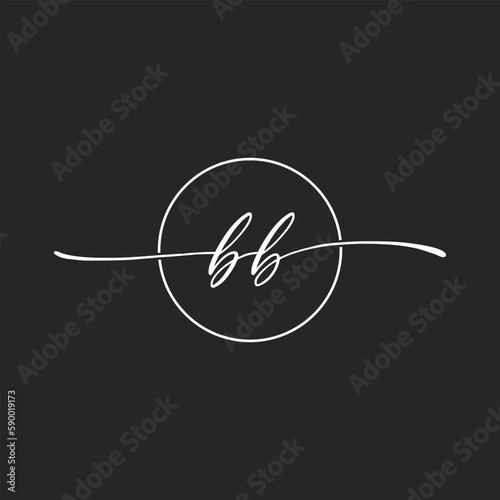 letter BB concept logo design vector illustrations
