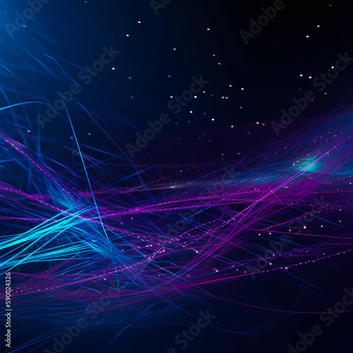 Abstract technology dark background Hi-tech communication concept, technology, digital business, innovation, science fiction scene with copy space