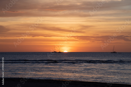 sunset at the beach