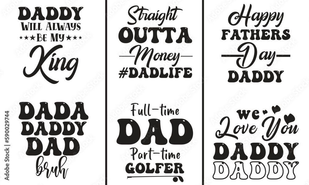 Father's Day SVG  T-Shirt Design Bundle