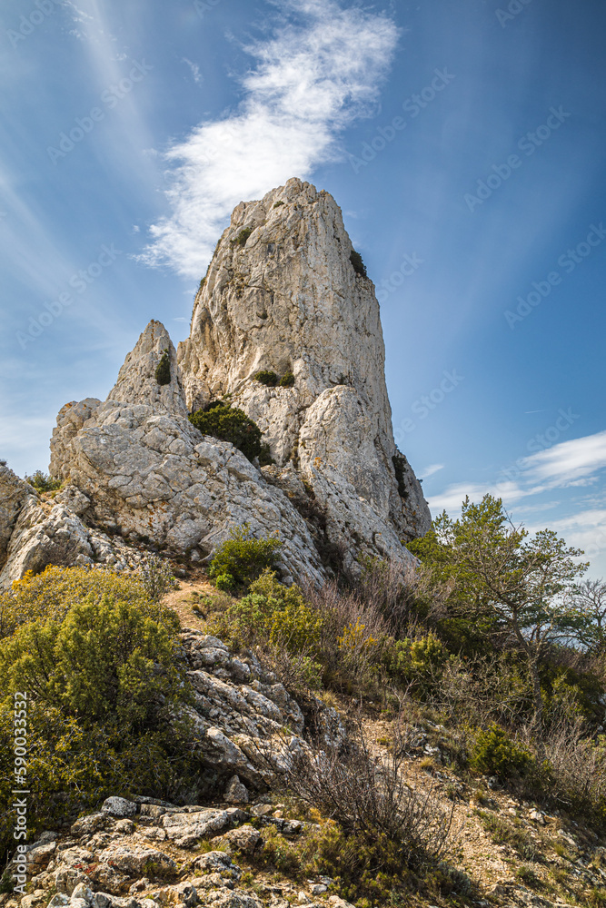 the Pilon du Roi valley, in the Etoile mountain north of Marseille
