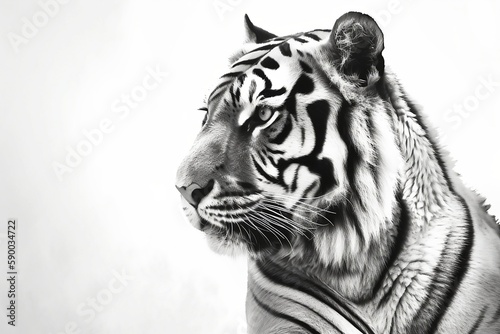 tiger head profile