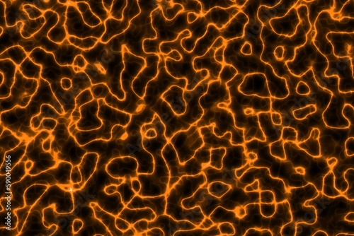 artistic orange liquid phosphorescent energetic shifts digitally made texture illustration