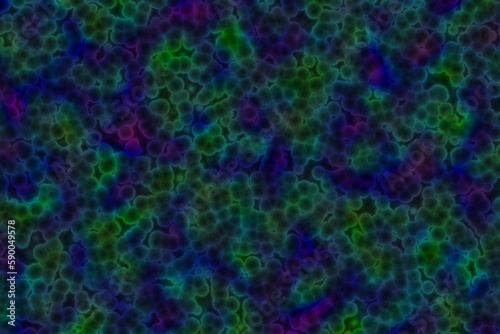 artistic amazing many biological living cells digital drawn background illustration