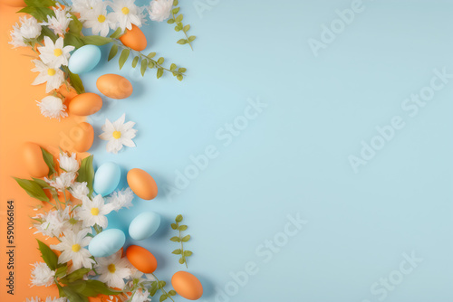 Soft and Whimsical  Easter Frames   Generative AI