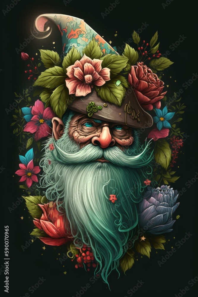 tale on a flower