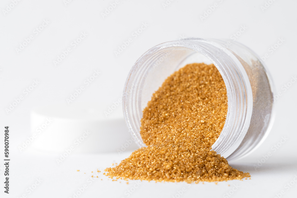 Edible Shimmer Powder Spilled from a Jar Edible Shimmer Powder Spilled from a Jar