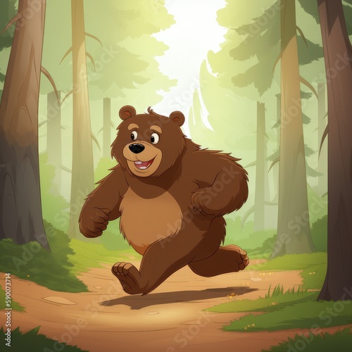 bear, animal, cartoon