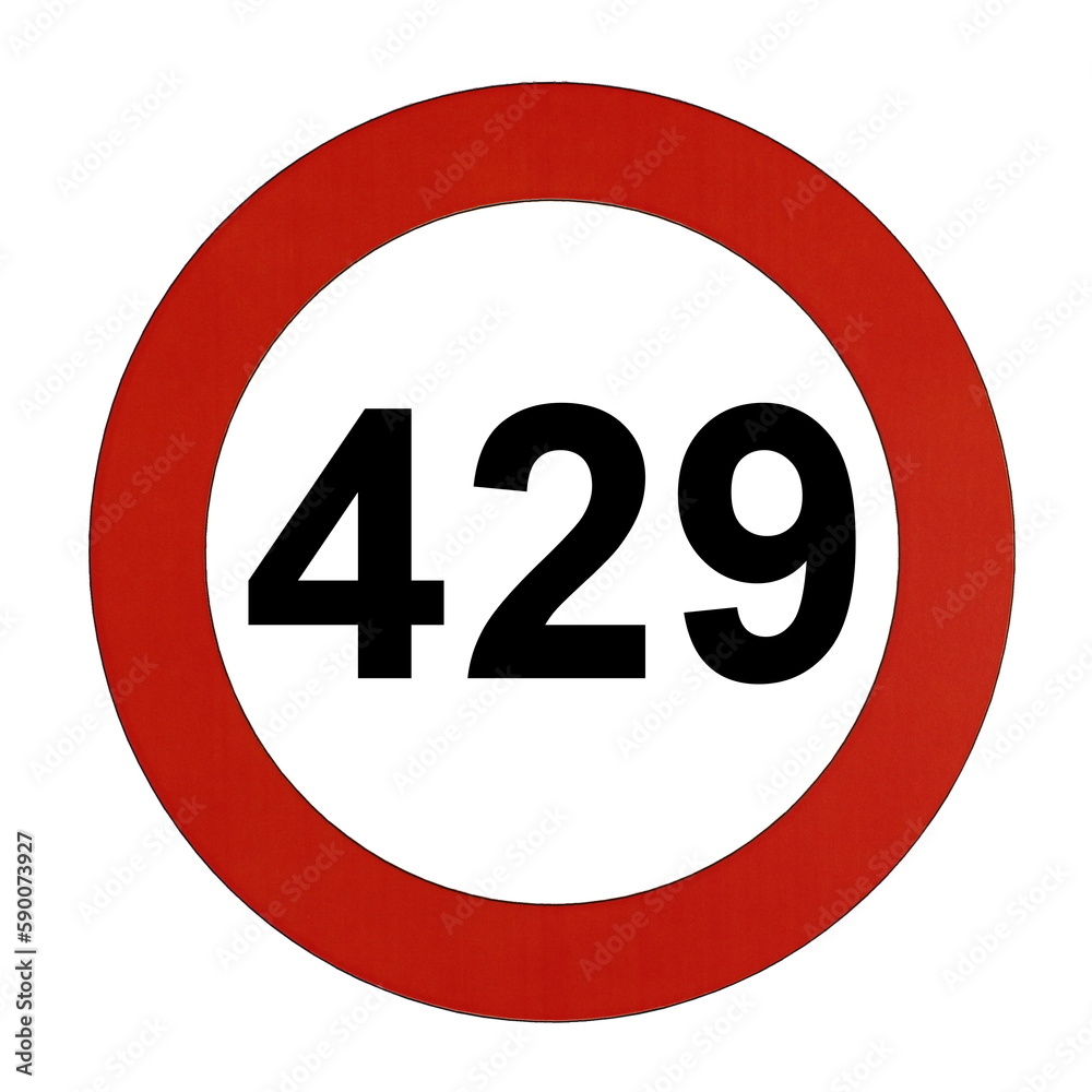 Illustration des Straßenverkehrszeichens Illustration des Straßenverkehrszeichens