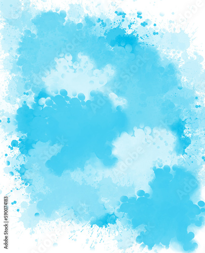 blue watercolor background