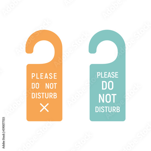 Obraz na płótnie Please do not disturb hotel design.vector w salonie