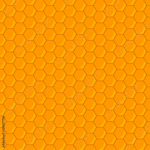 Honeycomb bee vector background