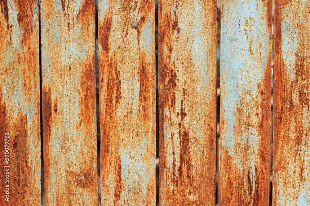 old wood texture. Old metal fence covered with rust old wood texture. Old metal fence covered with rust