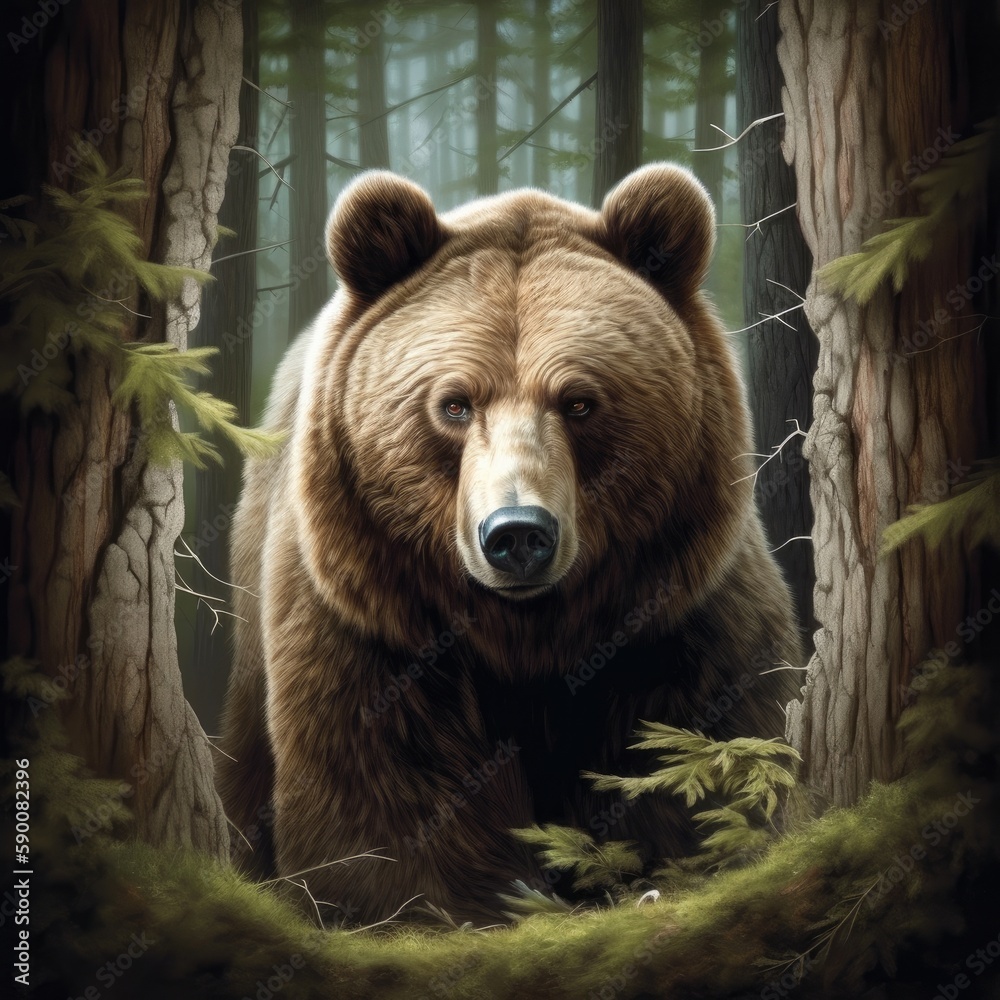 Bear in the forest Bear in the forest