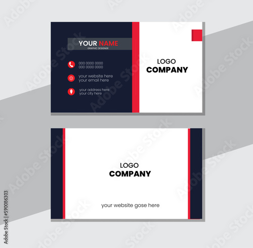 Vector business card template, Luxury and elegant business card, Clean professional business card template, Creative and modern business card template, Minimal Individual Business Card Layout