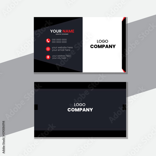 Vector business card template, Luxury and elegant business card, Clean professional business card template, Creative and modern business card template, Minimal Individual Business Card Layout