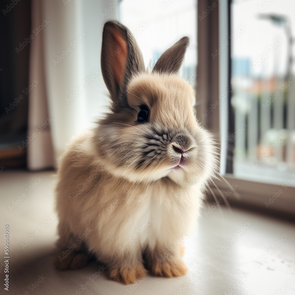 Obraz premium Grey rabbit