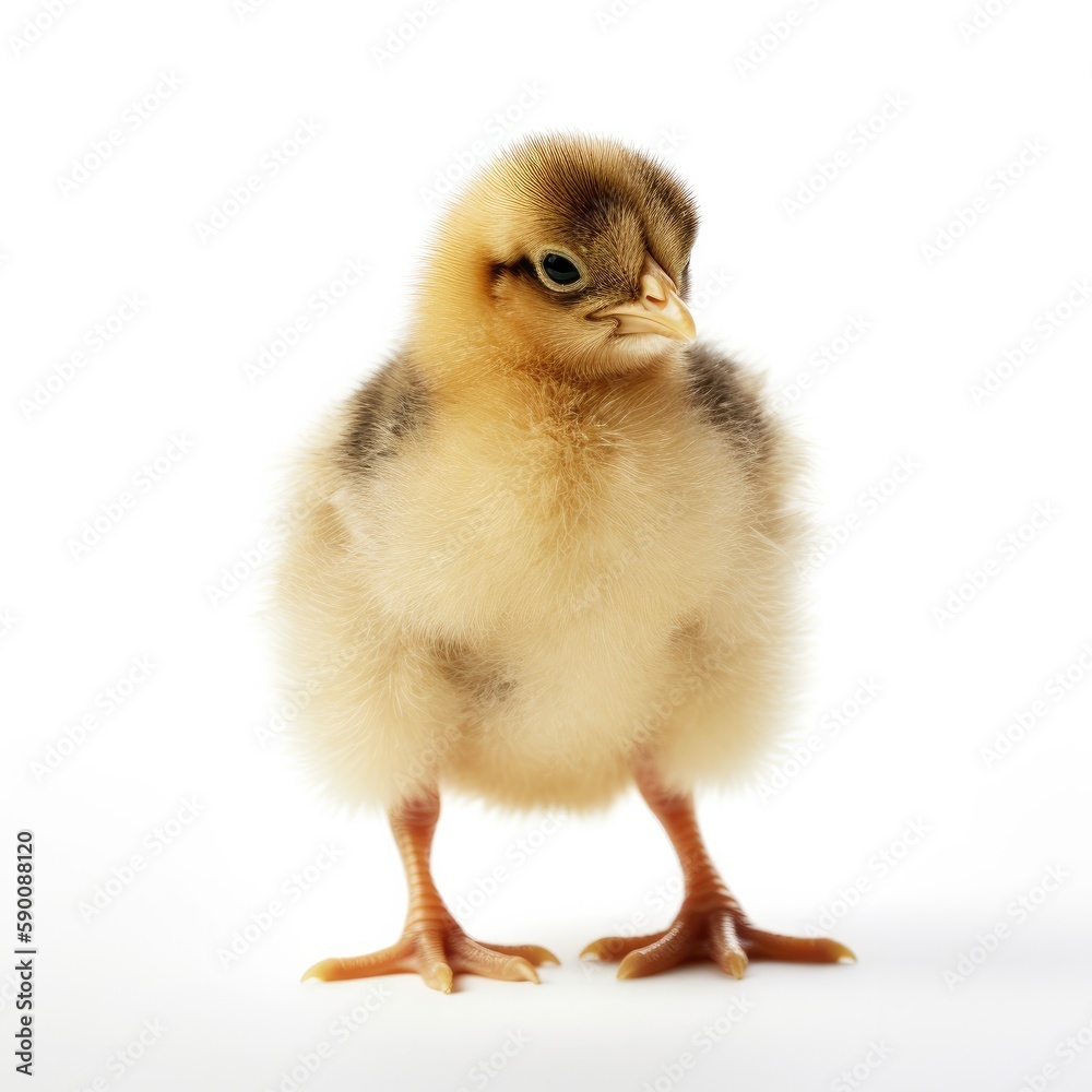 chick in a white background chick in a white background