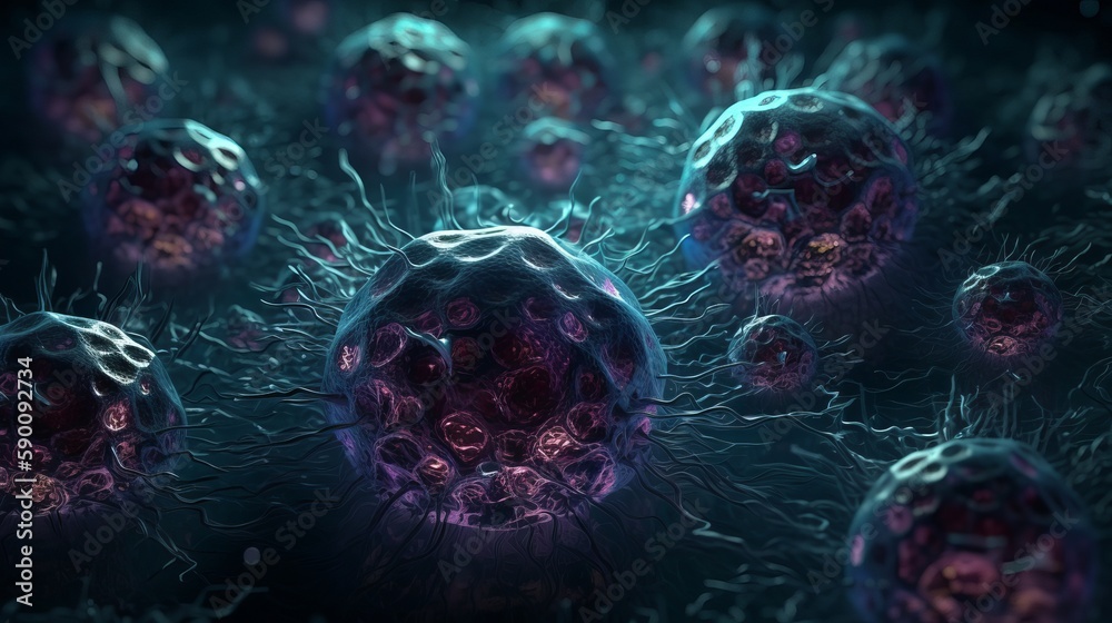 Virus Cells. Generative AI Virus Cells. Generative AI