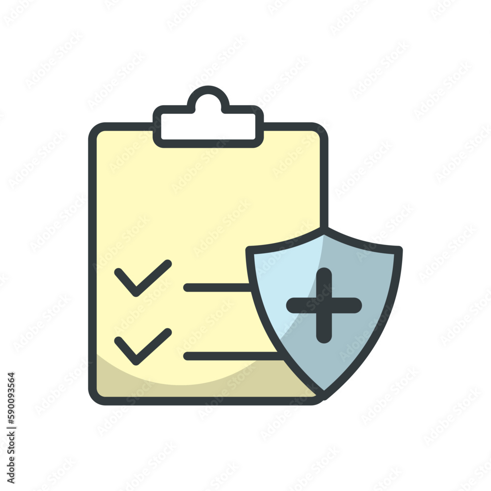 Medical checkup icon vector design templates Medical checkup icon vector design templates