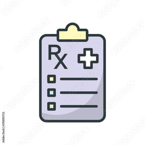 Medical checkup icon vector design templates