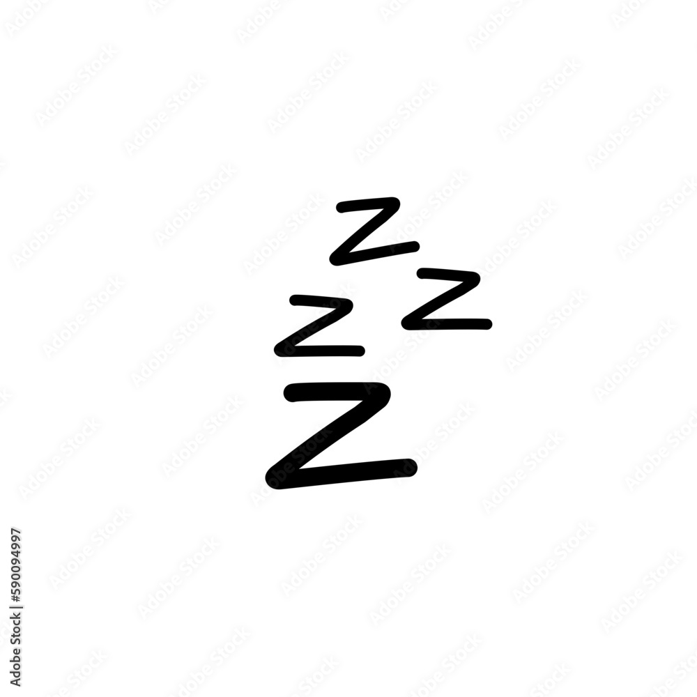 Sleeping icon ZZZZ Sleeping icon ZZZZ