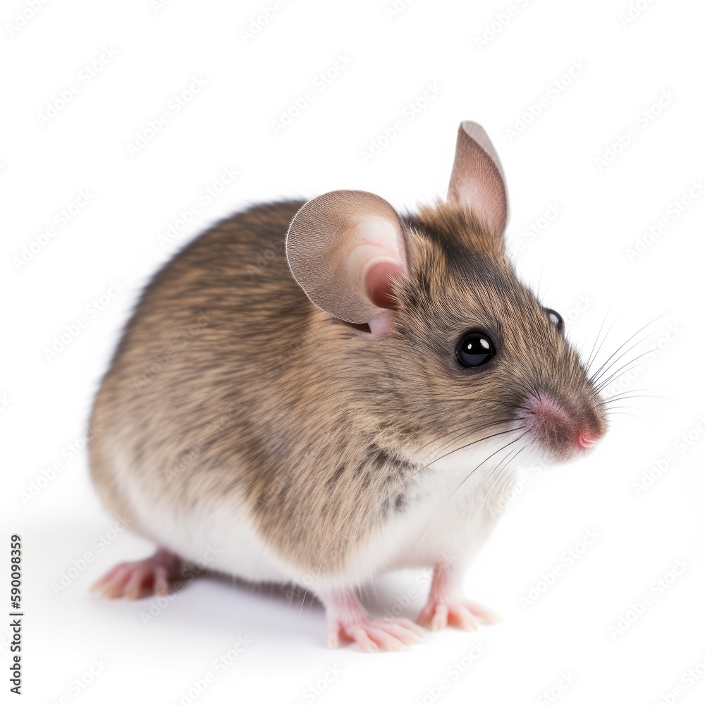 rat on white background rat on white background