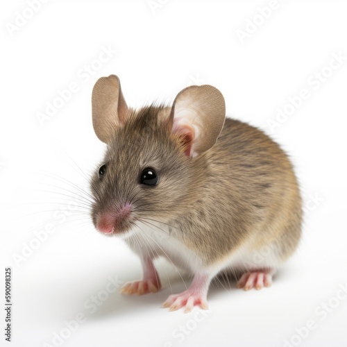 rat on white background