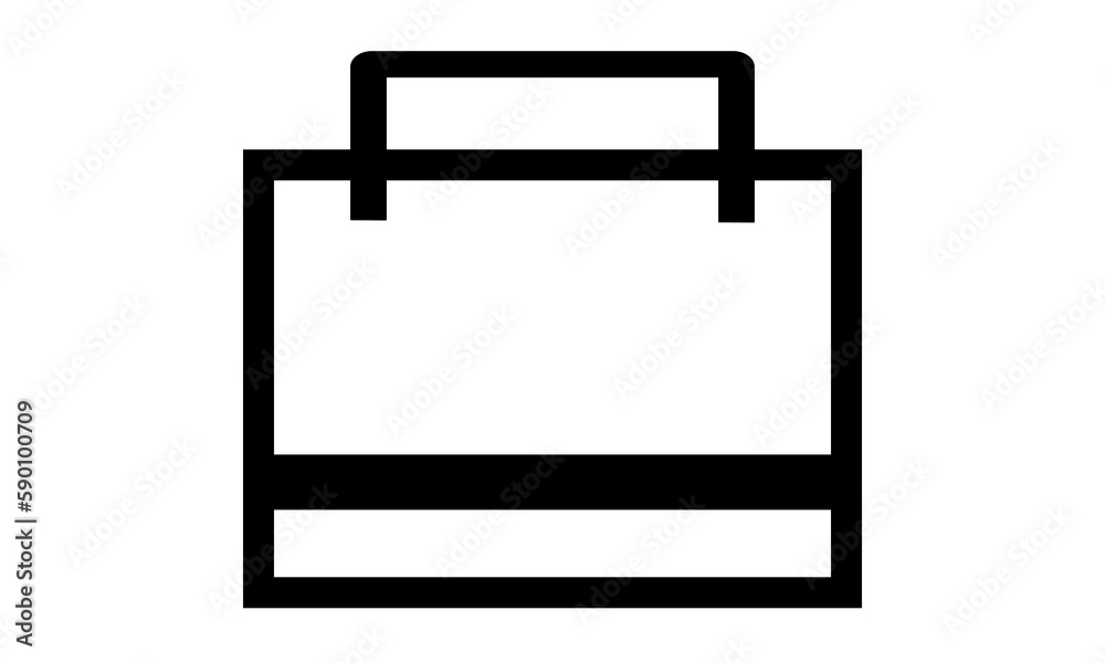 A black and white Thin Line Vector Icon. Flat icon on the white background A black and white Thin Line Vector Icon. Flat icon on the white background
