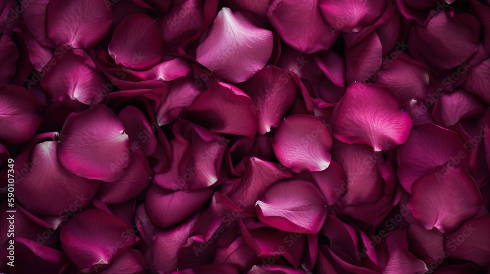 Background Intricately Layered Rose Petals Romantic Floral Pattern Natural Beauty Generative AI