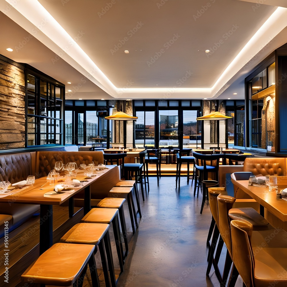 Bistro restaurant181, Generative AI Bistro restaurant181, Generative AI