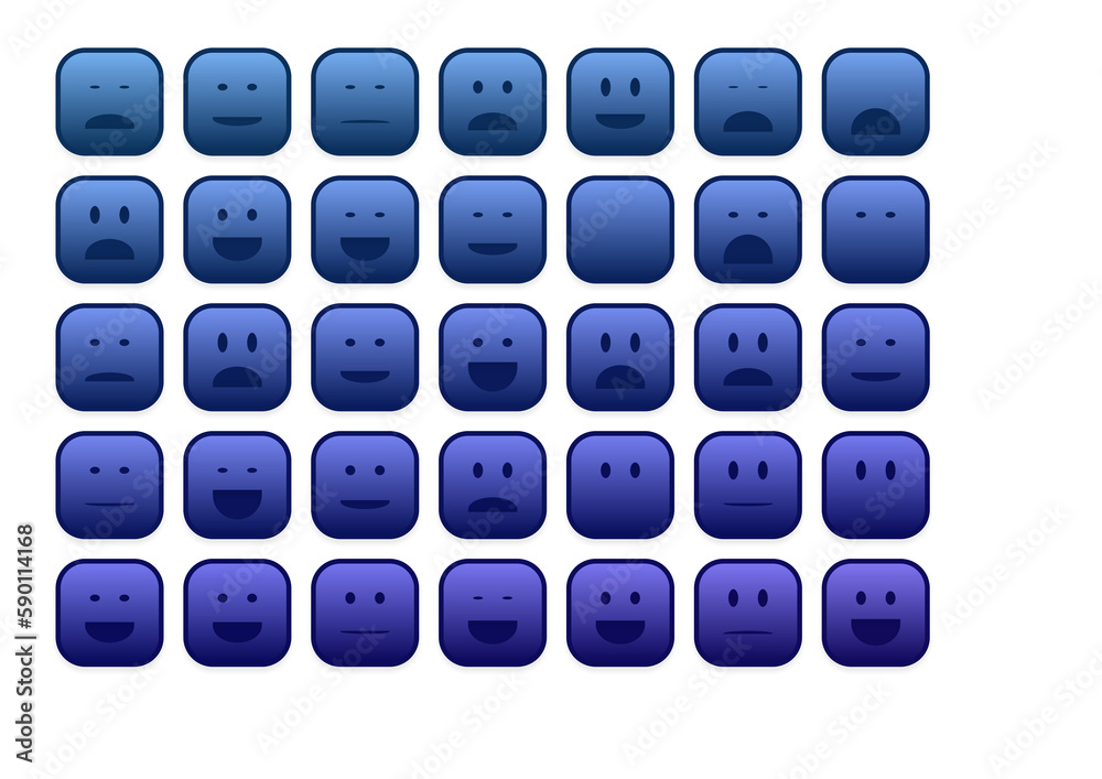 set of colourful emojis set of colourful emojis