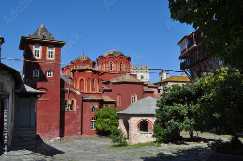 The Monastery of Vatopedi is a monastery built on Mount Athos
 photo