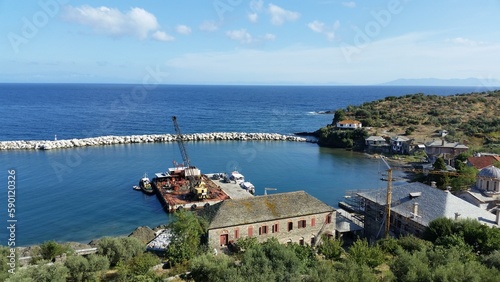 The Monastery of Vatopedi is a monastery built on Mount Athos
 photo